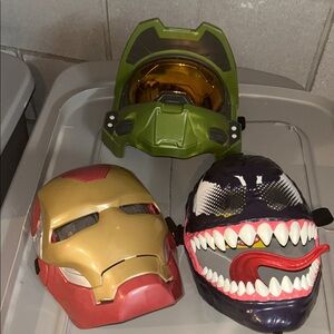 MATE the Label Superhero Mask Trio - Gold, Green, and Black